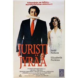 Juristi Jyrää, From the Hip Poster/juliste Elokuvajuliste 40cm x 60cm kunto VG JULISTE