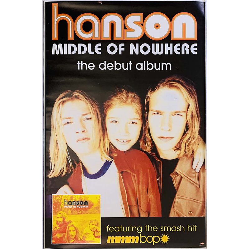 Hanson, the debut album Poster/juliste Promojuliste 50cm x 75cm kunto EX JULISTE