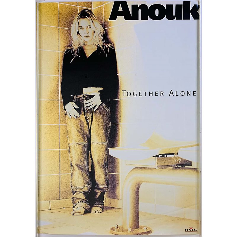 Anouk, Together alone Poster/juliste Promojuliste 47cm x 68cm kunto VG- JULISTE
