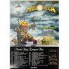 Helloween Master Ring Poster/juliste European Tour poster 42cm x 59cm kunto VG+ JULISTE