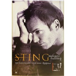 Sting, Mercury Falling Poster/juliste Promojuliste 56cm x 76cm kunto VG- JULISTE