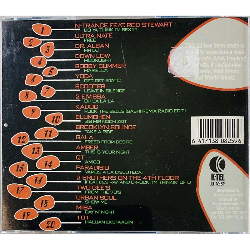 Scooter, Dr. Alban, Ultra Nate Käytetty CD Dynamite Dance  kansi EX levy EX Käytetty CD