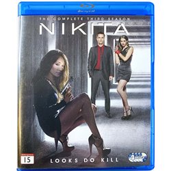 Blu-ray - Elokuva  Nikita kausi 3, 4 Blu-ray  kansi EX levy EX BLU-RAY DISC