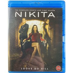 Blu-ray - Elokuva  Nikita kausi 4, 1 Blu-ray  kansi EX levy EX BLU-RAY DISC