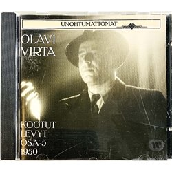 Virta Olavi CD Kootut levyt osa 5 1950  kansi VG levy EX Käytetty CD