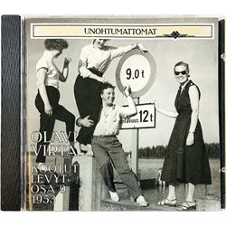 Virta Olavi CD Kootut levyt osa 9 1953  kansi VG levy EX Käytetty CD