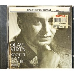 Virta Olavi CD Kootut levyt osa 18 1955  kansi VG levy EX Käytetty CD