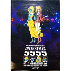 Daft Punk – Interstella 5555, Begagnat Poster, år 2003 bredd 49cm  höjd 70 cm Kaksipuolinen promojuliste 49cm x 70cm skick EX-