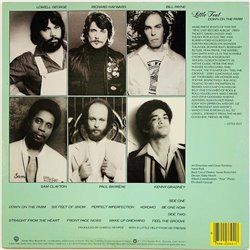 Little Feat LP Down on the farm  kansi EX- levy EX Käytetty LP