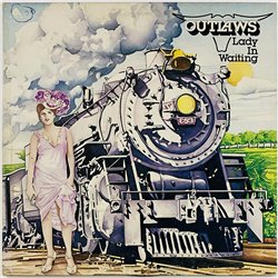 Outlaws LP Lady In Waiting  kansi VG+ levy EX- Käytetty LP