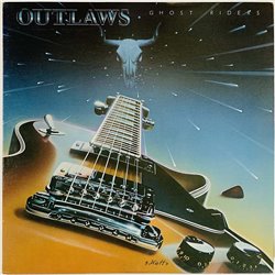 Outlaws LP Ghost Riders  kansi EX levy EX Käytetty LP
