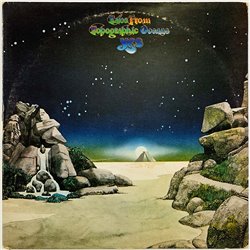 Yes LP Tales from topographic oceans 2LP  kansi VG levy EX- Käytetty LP