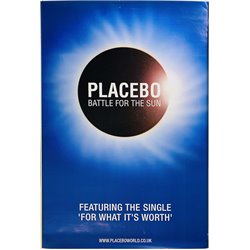 Placebo - Battle for the sun 2009  Promojuliste 51cm x 76cm Begagnat Poster