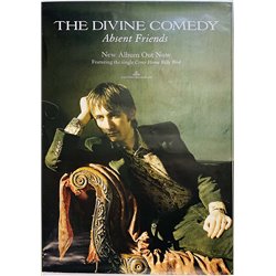 Divine Comedy - Absent Friends 2004  Promo poster - 50cm x 70cm Begagnat Poster