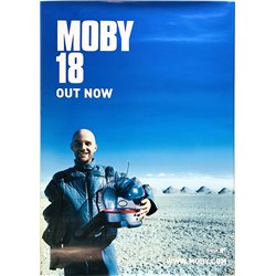 Moby 18 2002  Promo poster 49cm x 69cm Begagnat Poster