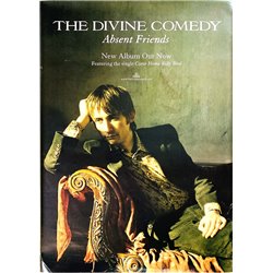 Divine Comedy – Absent Friends 2004  Promo poster - 50cm x 70cm Begagnat Poster