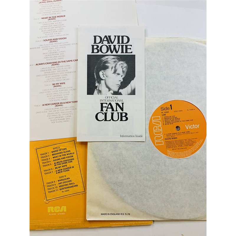 Bowie David LP LOW  kansi VG+ levy EX- Käytetty LP