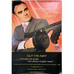 Morrissey – You Are The Quarry juliste Promo poster 100cm x 150cm kunto VG+ JULISTE