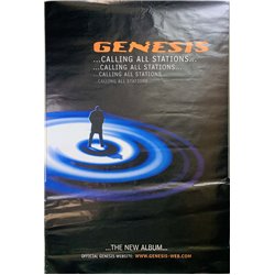 Genesis – ...Calling All Stations... 1997  Promo poster 100cm x 150cm Begagnat Poster