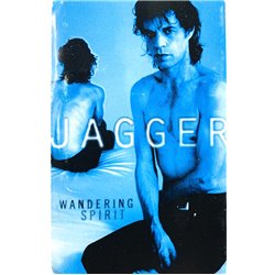 Jagger Mick: Wandering spirit kansipaperi G , musiikkikasetin kunto EX käytetty kasetti