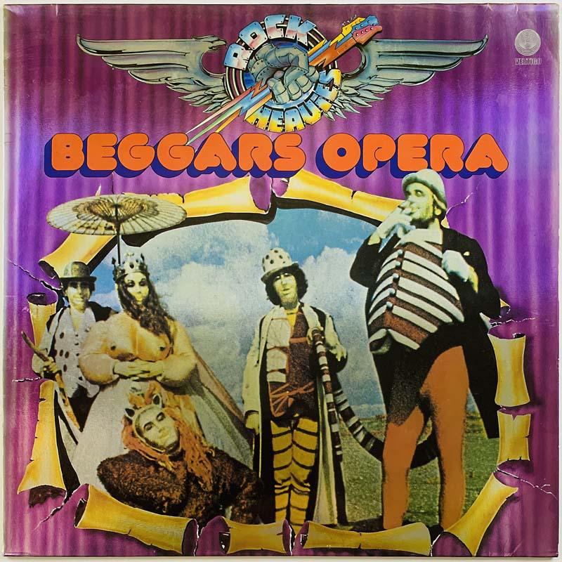 Beggars Opera LP Rock Heavies  kansi EX- levy EX Käytetty LP