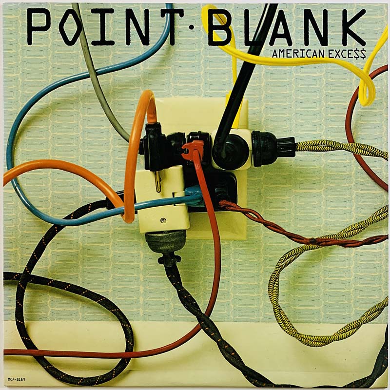 Point Blank LP American Excess  kansi EX levy EX Käytetty LP