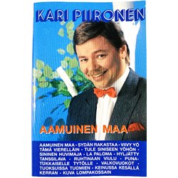 Piironen Kari: Aamuinen Maa kansipaperi EX , musiikkikasetin kunto EX kasetti