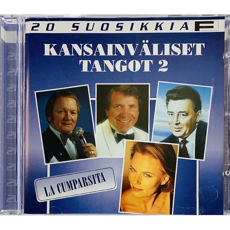 Seija Karpiomaa, Eino Grön ym. CD 20 Suosikkia - Kansainväliset tangot 2  kansi EX levy EX Käytetty CD