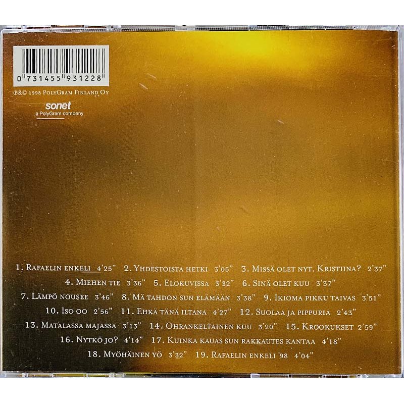 Ruuska Pekka CD Suolaa ja pippuria, Pekka Ruuskan parhaat  kansi EX levy EX Käytetty CD
