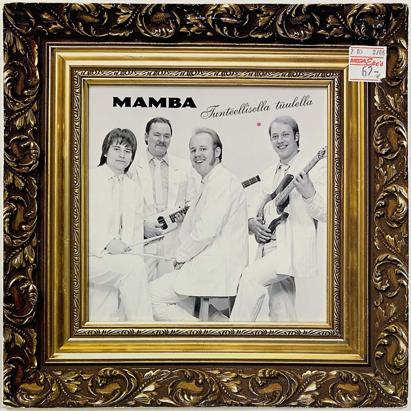 Mamba LP Tunteellisella tuulella  kansi VG levy EX- Käytetty LP