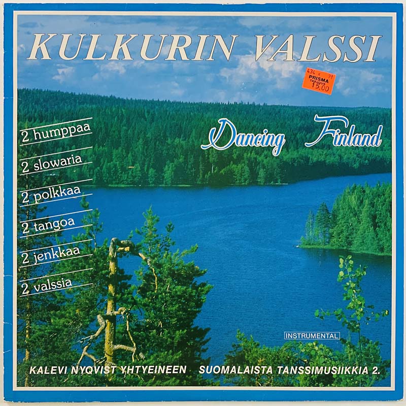 Kalevi Nyqvist yhtyeineen LP Suomalaista tanssimusiikkia 2.  kansi EX levy EX- Käytetty LP