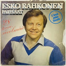 Rahkonen Esko LP Parhaat 28 toiveiskelmää 2LP  kansi G levy VG Käytetty LP