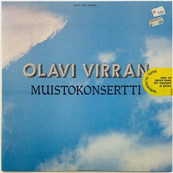 Tapio Heinonen, Reijo Taipale ym. LP Olavi Virran Muistokonsertti  kansi EX levy EX Käytetty LP