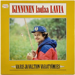 Kinnunen Heikki LP Kinnunen laulaa Lavia  kansi VG+ levy EX Käytetty LP