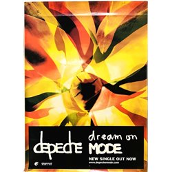 Depeche Mode – Dream On juliste Promo poster 49cm x 69cm kunto VG JULISTE
