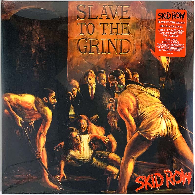 Skid Row Slave to the grind 2LP LP-levyt  /  uusi tuote 1991 ATLANTIC