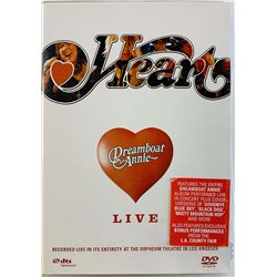 DVD - Heart DVD Dreamboat Annie live  kansi EX levy EX DVD