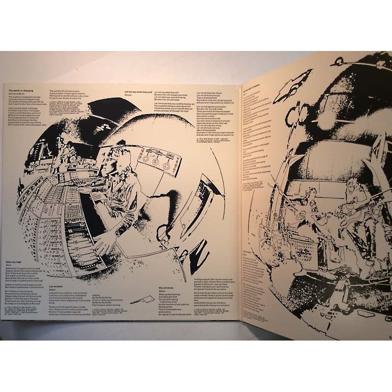 Alvin Lee & Mylon Le Fevre LP On The Road To Freedom  kansi VG levy EX Käytetty LP
