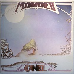 Camel LP Moonmadness  kansi EX levy EX Käytetty LP