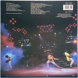 Queen LP Live Magic  kansi EX- levy EX Käytetty LP
