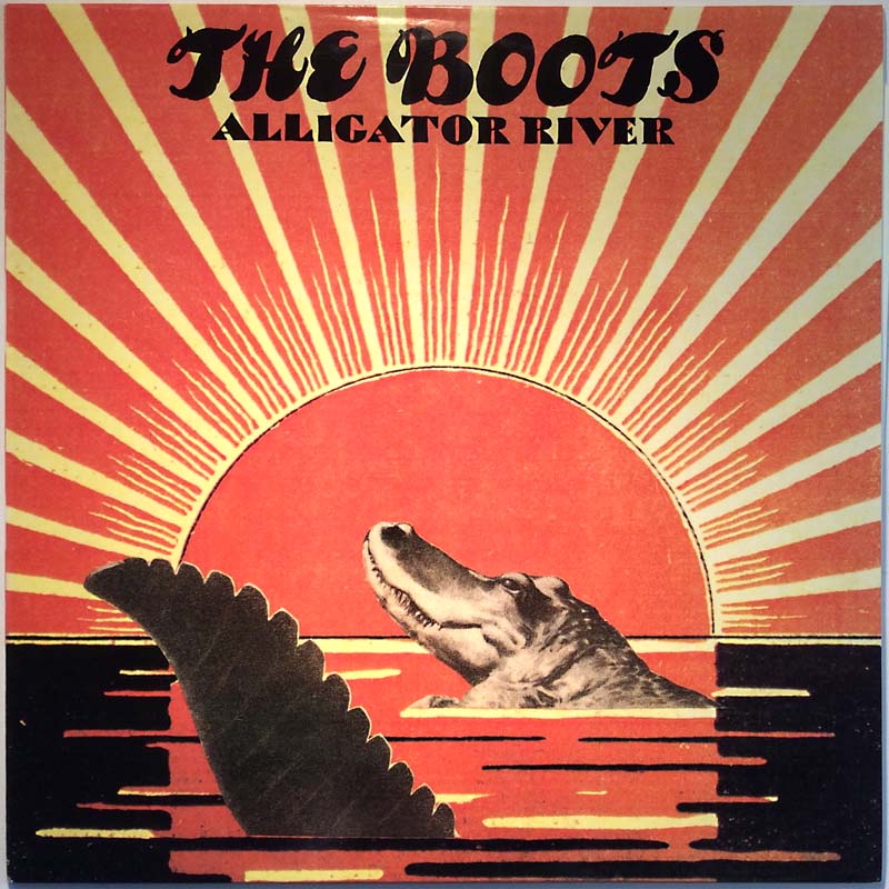 Boots LP Alligator River  kansi EX levy EX Käytetty LP