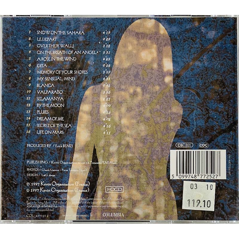 Anggun CD Snow On The Sahara  kansi EX levy EX Käytetty CD