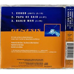 Genesis CD Congo+2 cd-single  kansi EX levy EX Käytetty CD