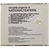 Nationalteatern CD Rövarkungens Ö  kansi EX levy VG+ Käytetty CD