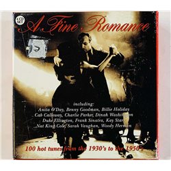 Fine Romance CD 4CD 100 hot tunes from the 1930’s to the 1950’s  kansi VG+ levy EX Käytetty CD