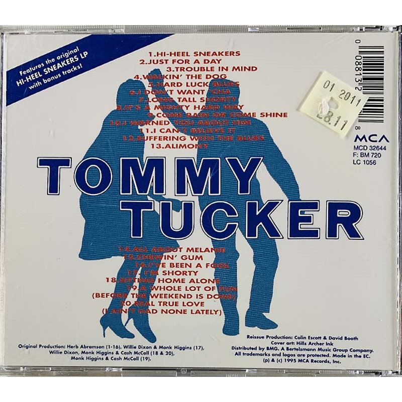 Tucker Tommy CD Hi-Heel Sneakers  kansi EX levy EX Käytetty CD