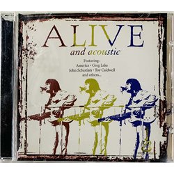 Renaissance, Greg Lake, America ym. CD Alive and Acoustic  kansi EX levy EX Käytetty CD