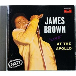 Brown James CD Live At Apollo, Part 2  kansi EX levy EX- Käytetty CD