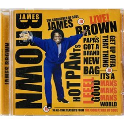 Brown James CD Live!  kansi EX levy EX Käytetty CD