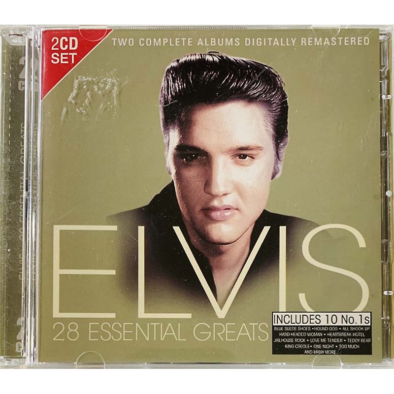 Elvis CD 28 Essential Greats 2CD  kansi EX levy EX Käytetty CD